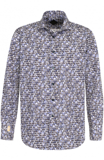 Хлопковая сорочка с принтом Billionaire