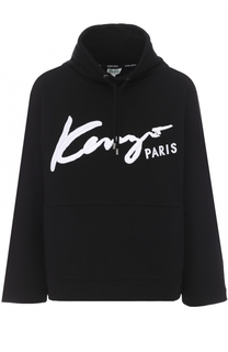 Хлопковый свитшот с воротником-стойкой Kenzo