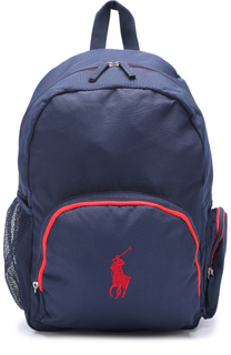 Текстильный рюкзак с внешним карманом на молнии Polo Ralph Lauren