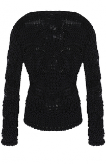 Хлопковый пуловер фактурной вязки Isabel Benenato