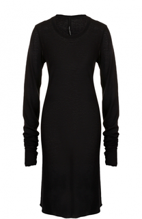 Платье из смеси хлопка и шерсти с длинным рукавом Isabel Benenato