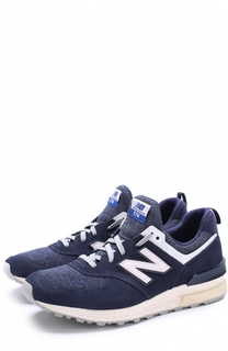 Комбинированные кроссовки 574 на шнуровке New Balance