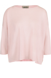 Пуловер свободного кроя с вырезом-лодочка Armani Collezioni