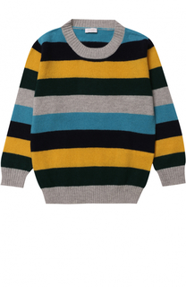 Шерстяной пуловер в контрастную полоску Il Gufo