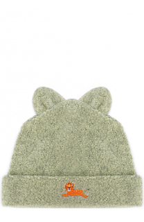 Шапка с вышивкой и декором Kissy Kissy