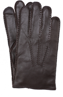Кожаные перчатки с кашемировой подкладкой Polo Ralph Lauren