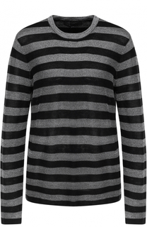 Пуловер в полоску с круглым вырезом Alexander Wang