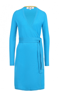 Кашемировое платье с запахом и поясом Diane Von Furstenberg