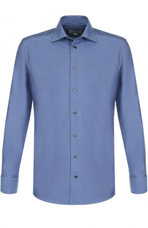 Хлопковая сорочка с воротником кент Eton