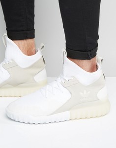 Белые кроссовки adidas Originals Tubular X Primeknit S80130 - Белый