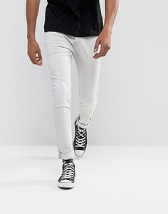 Светло-серые джинсы скинни AllSaints - Серый