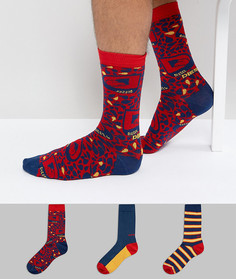 Подарочный набор с 3 парами носков Diesel - Мульти