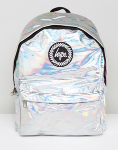 Рюкзак голографического серебристого цвета Hype - Серебряный