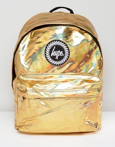 Рюкзак голографического золотистого цвета Hype - Золотой