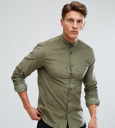 Облегающая рубашка в стиле ретро Heart & Dagger - Зеленый