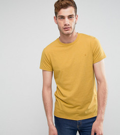 Желтая меланжевая облегающая футболка Farah Gloor - Желтый