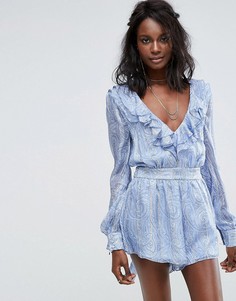 Ромпер с оборками Majorelle - Синий