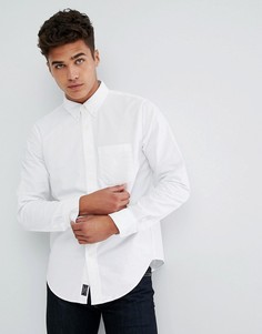 Белая оксфордская рубашка Abercrombie & Fitch - Белый