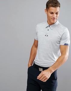 Синяя меланжевая облегающая футболка-поло Oakley Golf Gravity - Синий