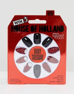 Накладные ногти House of Holland Luxe by Elegant Touch - Ruby Tuesday - Мульти