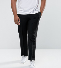 Черные брюки классического кроя с регулируемым поясом Duke PLUS - Черный