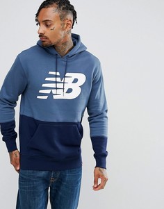 Худи темно-синего цвета New Balance Essentials MT73529_VIM - Темно-синий