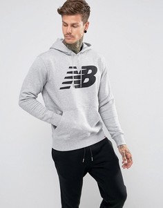 Худи серого цвета New Balance Essentials MT73529_AG - Серый