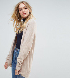 Кардиган из трикотажа с добавлением шерсти ASOS TALL - Бежевый