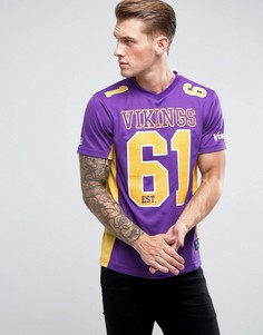 Сетчатая футболка Majestic NFL Minnesota Vikings - Фиолетовый