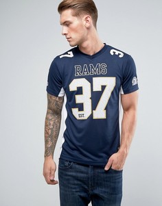 Сетчатая футболка Majestic NFL St Louis - Темно-синий