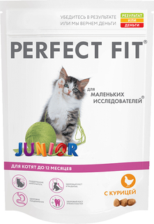 Корм Perfect Fit Курица 190g 10155954/10108255 для котят