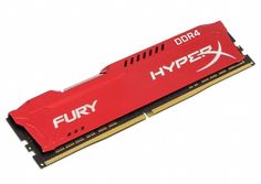 Модуль памяти Kingston HyperX Fury DDR4 DIMM 2666MHz PC4-21300 CL16 - 16Gb HX426C16FR/16