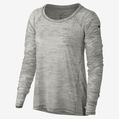 Женская футболка для тренинга с длинным рукавом Nike Breathe