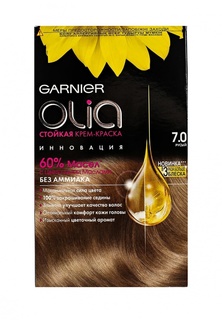 Краска для волос Garnier Olia, оттенок 7.0, Русый