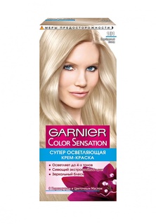 Краска для волос Garnier Color Sensation оттенок 101 Серебристый блонд, 150 грамм