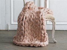 Плед zefir (zefir) бежевый 100.0x150.0 см.