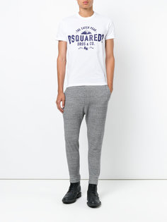 футболка с принтом логотипа Dsquared2