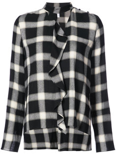 Long Sleeve Cascade Blouse Derek Lam 10 Crosby