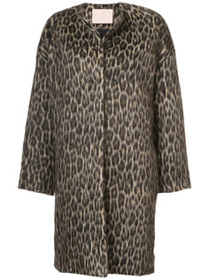 animal print coat Brock Collection