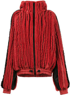 Shearling and Leather Jacket  Y / Project
