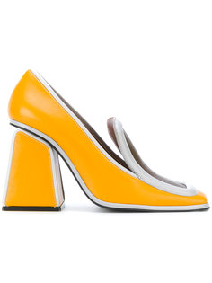 colour block moccasin pumps Marni