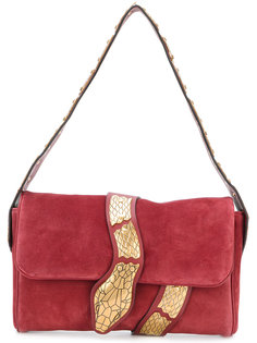snake embroidered shoulder bag Red Valentino