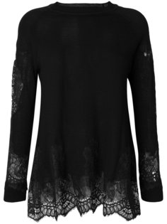 топ с кружевной отделкой  Ermanno Scervino