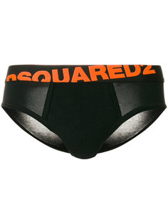 трусы с логотипом на поясе Dsquared2