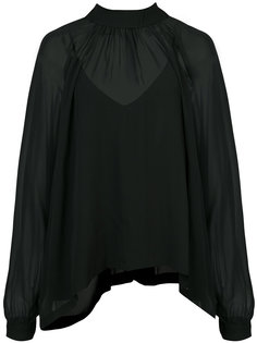 sheer blouse Robert Rodriguez