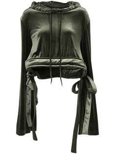 cropped tied hem hoodie Y / Project