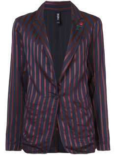 striped blazer Adam Selman