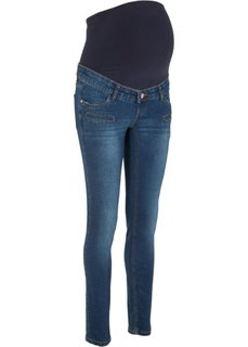 Узкие джинсы для беременных (синий) Bonprix
