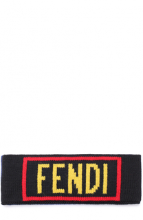 Шерстяная повязка на голову Fendi