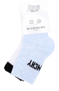 Хлопковые носки с логотипом бренда Givenchy